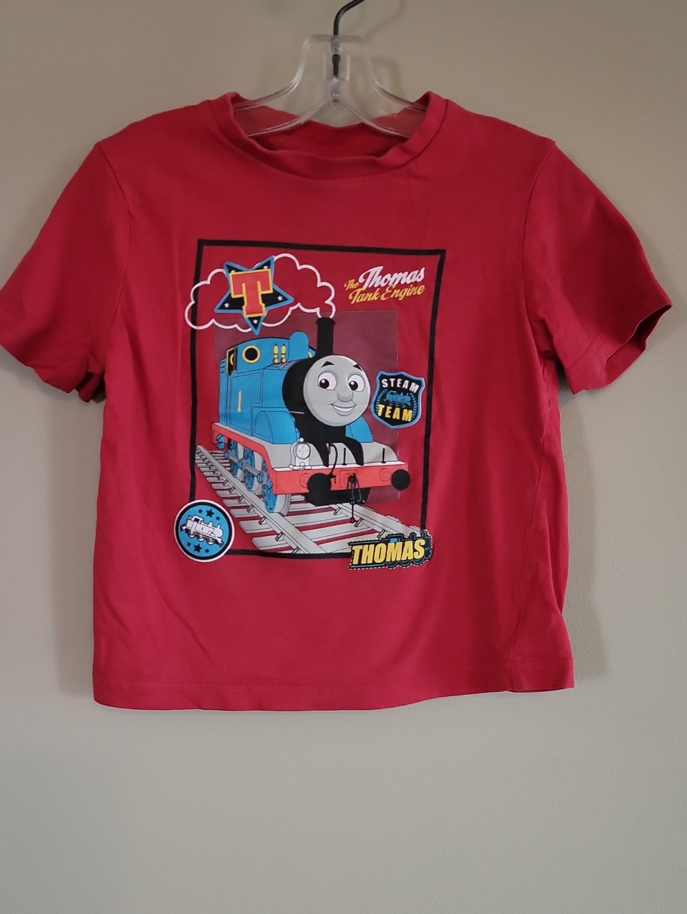 Thomas & Friends red short sleeve tee shirt